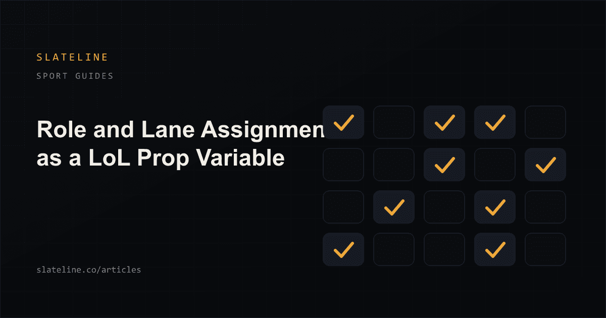 A grid of five player rows showing how kill, assist, and farm profiles differ by position