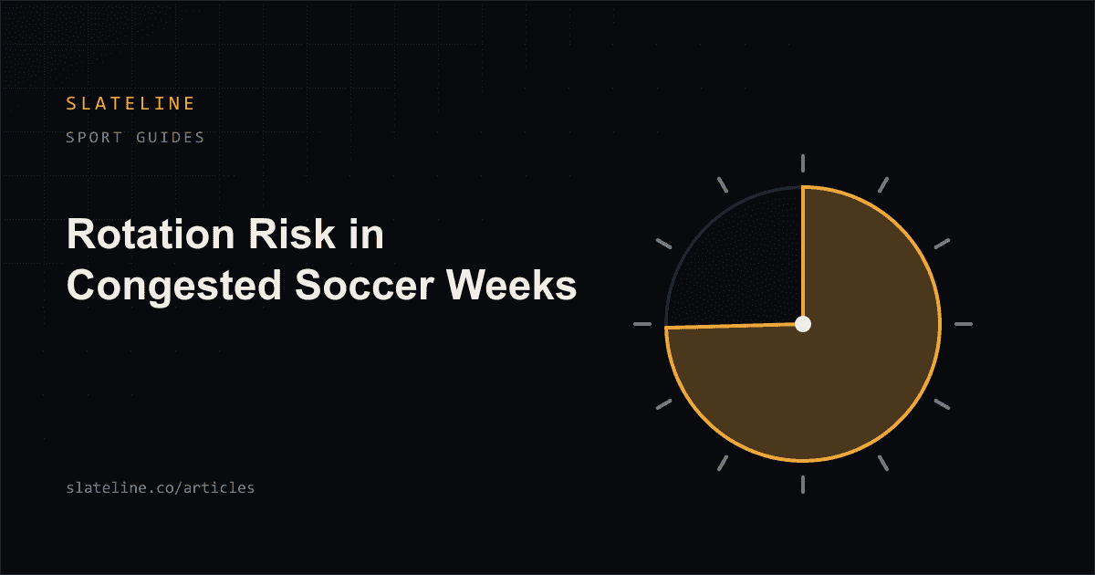 A match clock counting down toward the hour when team sheets are published